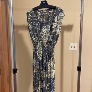 No Puo Collection Honolulu Tropical Print Causal Dress|Beachwear Size Large